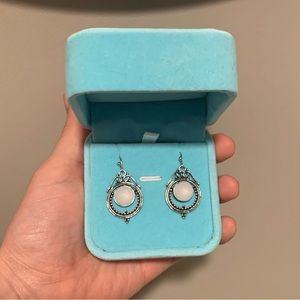 NIB Genuine Moonstone Earrings